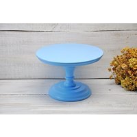 10 "' 12 Blauer Holz Tortenständer Baby Dusche Dekoration Holz Kuchen 10 "' 12 Blauer Holz Tortenständer Baby Dusche Dekoration Holz Kuchen von HandsAndWoods