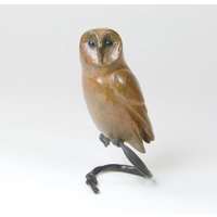 Schleiereule Massiv Bronze Steve Boss von HandsandHeelsbyDavid
