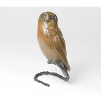 Schneeeule Aus Massiver Bronze Steve Boss von HandsandHeelsbyDavid