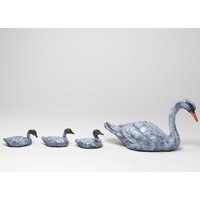 Swan & Cygnets Solid Bronze Ltd Edition /250 Steve Boss von HandsandHeelsbyDavid