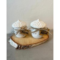 Beleuchtete Herbstliche Eichel | Herbstdeko Aus Keraflott Scandi Design von HandundFadenShop