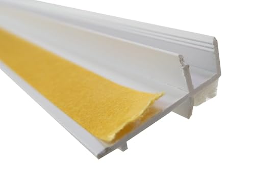 Anputzleiste mit Schutzlippe 6mm | 2,4m - 2 Bund mit 60 Leisten (144 lfm) von Handwerker3000