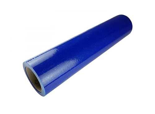 Selbstklebende Schutzfolie/Glasschutzfolie 500mm - 1 Rolle blau von Handwerker3000