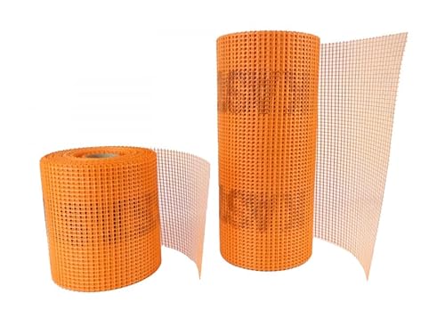 WDVS-Armierungsgewebe 165 g/m² 6,5 x 7,0 mm Schnittware (Rot, 200 mm x 50 m) von Handwerker3000