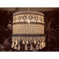Makrameelampe Lampe Makramee von HandwerksbudeTapella