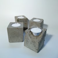 Beton Teelichthalter Kerzenständer Rustikal Teelichter Maxi Edelstahl Exklusiv Natur Stein Zement Concrete Wachs Kerze Licht Lampe Beton Teelichthalter Kerzenständer Rustikal Teelichter Maxi Edelstahl Exklusiv Natur Stein Zement Concrete Wachs Kerze Licht Lampe von HandworkzDE