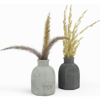Biro - Wasserdichte Vase Aus Beton Achteckig Perfekt Für Trockenblumen, Frisch Gepflückte Blumen Oder Auch Einzeln Sehr Dekorativ von HandworkzDE