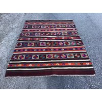 Kelim Teppich Handgefertigter Kelimteppich Aus Wolle 162x215 cm Kelim Teppich Handgefertigter Kelimteppich Aus Wolle 162x215 cm von HandwovenKilimRug