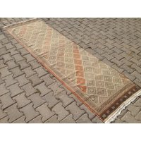 Kelim Teppich Wollteppich | 34x110 Inches Kelim Teppich Wollteppich | 34x110 Inches von HandwovenKilimRug