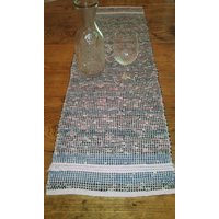 Läufer - Schwarz Rosa Nelke. #14C40 Läufer - Schwarz Rosa Nelke. #14C40 von HandwovenWonders