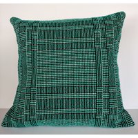 Teal Kissen - Buntes Blockhaus Design. #16W05 & #16W06 Teal Kissen - Buntes Blockhaus Design. #16W05 & #16W06 von HandwovenWonders