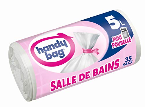 Handy Bag Müllbeutel, 1 Rolle mit 35 Beuteln, 5 l von Handy Bag