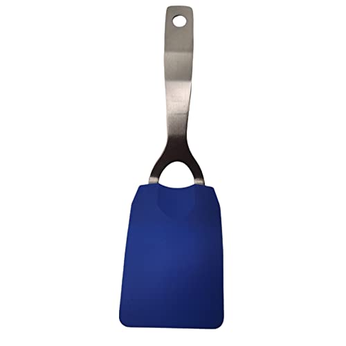 Pfannenwender mit Edelstahlgriff, flexibel, Nylon, 25,4 cm, Blau, 1 Stück von Handy Housewares