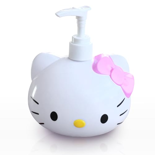HandyCute® Hello Kitty Seifenspender, ideal für Shampoo, Reinigungsmittel und Desinfektionsmittel von HandyCute