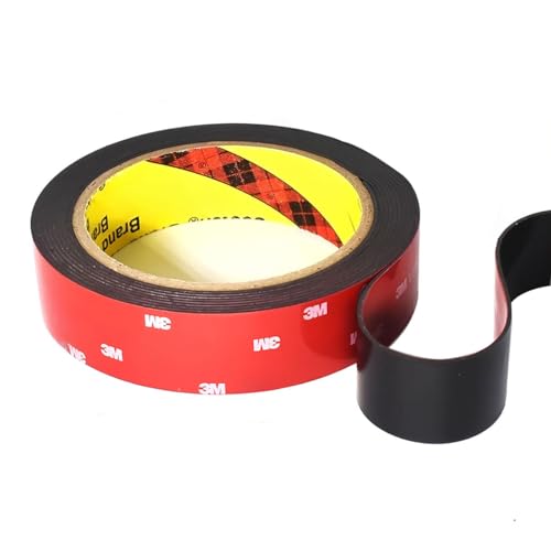 Doppelseitiges Klebeband Extra Stark, 3M Montageband Hitzebeständig Wasserdicht für den Innen- und Außenbereich, (25mm * 4,5m) von Hanfix