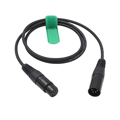 HangTon XLR 4 Pin DSLR Kamera Monitor Rekorder Mixer Stromversorgungskabel XLR Stecker auf Buchse 1.5m von HangTon