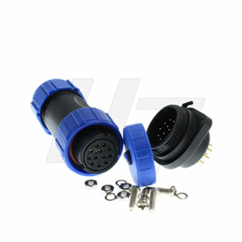hangton HE21 12 Pin Power Automotive Industrie Aviation Anschluss Wasserdicht Steckdose von HangTon Connect