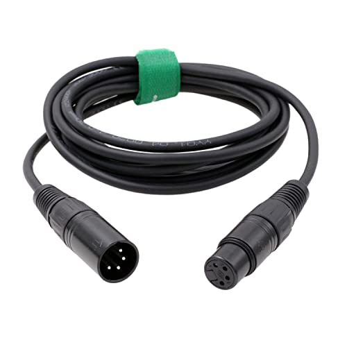 HangTon 4 Pin XLR Stecker auf Buchse XLR 4 Pin Mikrofon Rekorder Mixer Kopfhörerverstärker Symmetrisches Audiokabel (6 Meter) von HangTon