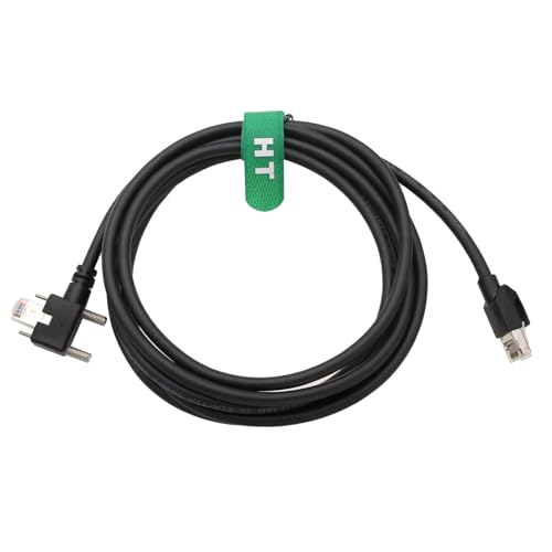 HangTon Drag Chain GigE Kabel CAT6 für Basler Baumer Cognex AVT Hikvision iDS Jai Sony FLIR Camera to Vision System, rechtwinklige RJ45 horizontale Feststellschraube auf RJ45, geschirmtes PVC, 3 m HangTon Drag Chain GigE Kabel CAT6 für Basler Baumer Cognex AVT Hikvision iDS Jai Sony FLIR Camera to Vision System, rechtwinklige RJ45 horizontale Feststellschraube auf RJ45, geschirmtes PVC, 3 m von HangTon