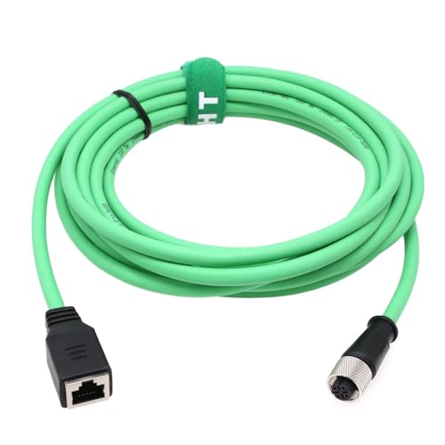 HangTon Ethernet Netzwerkadapterkabel M12 4 Pin D Code auf RJ45 Buchse Cat5e für Sick Keyence IV2 SR-1000 Barcode Reader Datalogic Scanner Matrix 210N 300N 450 DS5110 2m HangTon Ethernet Netzwerkadapterkabel M12 4 Pin D Code auf RJ45 Buchse Cat5e für Sick Keyence IV2 SR-1000 Barcode Reader Datalogic Scanner Matrix 210N 300N 450 DS5110 2m von HangTon
