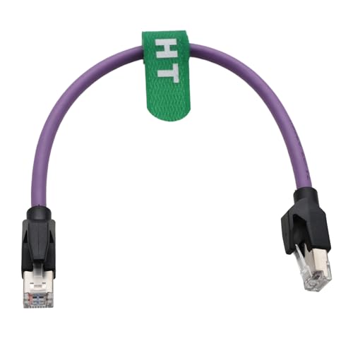 HangTon Ethernet-Netzwerkkabel RJ45 CAT6 für EtherCAT Profinet industrielle Automatisierungskamera Internet Router LAN Drucker Computer Switch Server Spielkonsole Modem, 2 m, Lila von HangTon