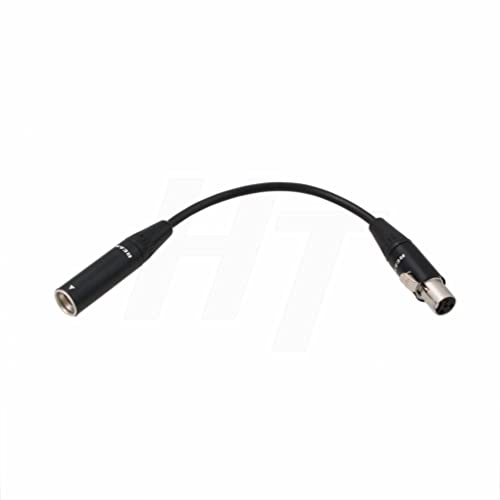 HangTon Headset Mikrofon Audio Adapter Verlängerungskabel für Shure SM-93 WBH WL Body-Pack Transmitter Mini XLR 4 Pin TA4F Stecker auf Buchse (15) von HangTon