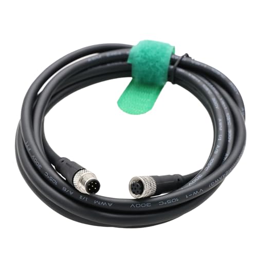 HangTon Kabel für Basler Camera ace 2V, Boost R, Racer 2 S, Vision Sensor Industrial Automation Control, M8 6-pin A Codierung Buchse Stecker auf offenes Ende, geschirmt, 3m HangTon Kabel für Basler Camera ace 2V, Boost R, Racer 2 S, Vision Sensor Industrial Automation Control, M8 6-pin A Codierung Buchse Stecker auf offenes Ende, geschirmt, 3m von HangTon