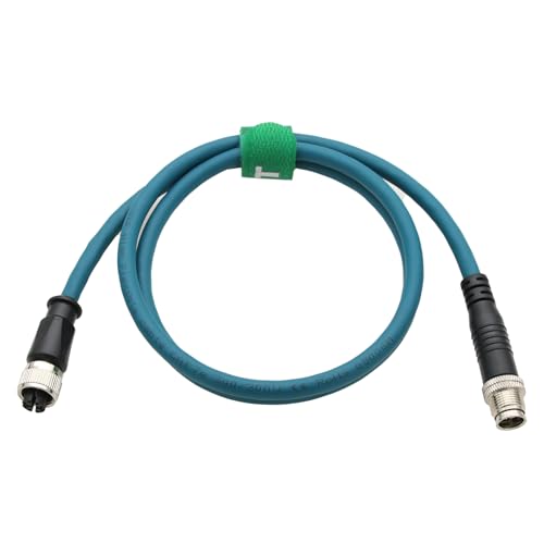 HangTon M12 8-poliges X-codiertes Machine Vision Sensor Codeleser Kamera Ethernet Netzwerk-Verlängerungskabel für Basler Cognex DataMan Kathrein Keyence Baumer Sick Datalogic Eisenbahnautomatisierung, HangTon M12 8-poliges X-codiertes Machine Vision Sensor Codeleser Kamera Ethernet Netzwerk-Verlängerungskabel für Basler Cognex DataMan Kathrein Keyence Baumer Sick Datalogic Eisenbahnautomatisierung, von HangTon