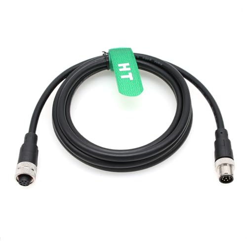HangTon M12 A kodierte 8-polige Buchse auf 8-poligen Stecker, Kabel für Cognex-Sensor-Kamera, Industrie-Stellantrieb, Profibus-Automation, 10 m HangTon M12 A kodierte 8-polige Buchse auf 8-poligen Stecker, Kabel für Cognex-Sensor-Kamera, Industrie-Stellantrieb, Profibus-Automation, 10 m von HangTon
