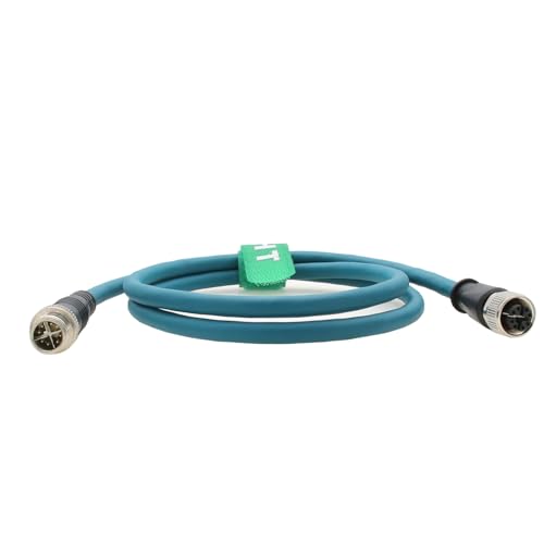 HangTon M12 Ethernet-Kabelverlängerung für Kathrein Keyence Cognex Basler Baumer Kranke Datalogic Machine Vision Sensor Code Reader Kamera, 8 m HangTon M12 Ethernet-Kabelverlängerung für Kathrein Keyence Cognex Basler Baumer Kranke Datalogic Machine Vision Sensor Code Reader Kamera, 8 m von HangTon