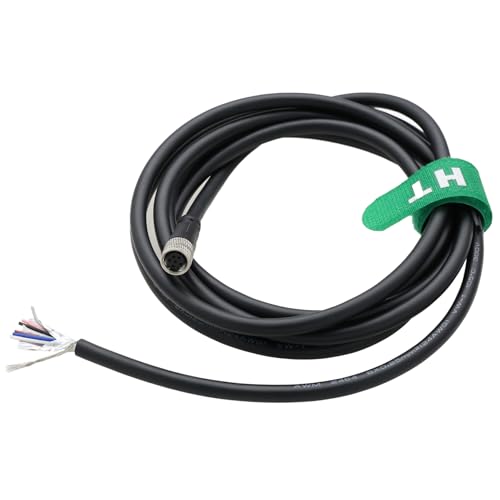 HangTon M8 6-poliges Kabel mit Buchse für Vision-System-Sensor, industrielle Automatisierungssteuerung, A-Codierung, abgeschirmt, 10 m HangTon M8 6-poliges Kabel mit Buchse für Vision-System-Sensor, industrielle Automatisierungssteuerung, A-Codierung, abgeschirmt, 10 m von HangTon