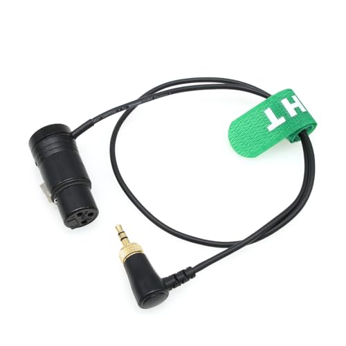 HangTon Mikrofon-Sender-Audiokabel für Sennheiser SK 500 G4 Sony UWP D11 D21, Low-Profile-XLR-Buchse auf Verriegelung, 3,5 mm TRS, rechtwinklig, 50 cm HangTon Mikrofon-Sender-Audiokabel für Sennheiser SK 500 G4 Sony UWP D11 D21, Low-Profile-XLR-Buchse auf Verriegelung, 3,5 mm TRS, rechtwinklig, 50 cm von HangTon