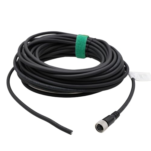 HangTon Sensorgeber-Stellantrieb, M12 A, kodiert, 4-polige Buchse, Abschirmkabel zum Öffnen von Draht für industrielle Automatisierung, Gerät-Netzwerk-Gerät, Canopen, IO Link, Profibus, 5 m HangTon Sensorgeber-Stellantrieb, M12 A, kodiert, 4-polige Buchse, Abschirmkabel zum Öffnen von Draht für industrielle Automatisierung, Gerät-Netzwerk-Gerät, Canopen, IO Link, Profibus, 5 m von HangTon