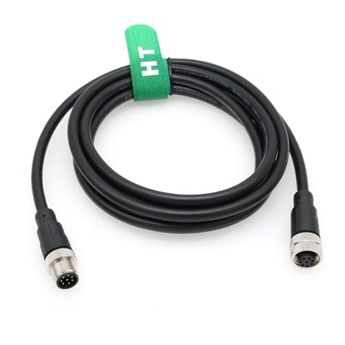 HangTon Verlängerungskabel für Sensorkamera M12, 8-polige Buchse auf 8-poligen Stecker, Verlängerungskabel für Cognex Actuator Profibus Automation Netzwerk Ethernet 1 m HangTon Verlängerungskabel für Sensorkamera M12, 8-polige Buchse auf 8-poligen Stecker, Verlängerungskabel für Cognex Actuator Profibus Automation Netzwerk Ethernet 1 m von HangTon