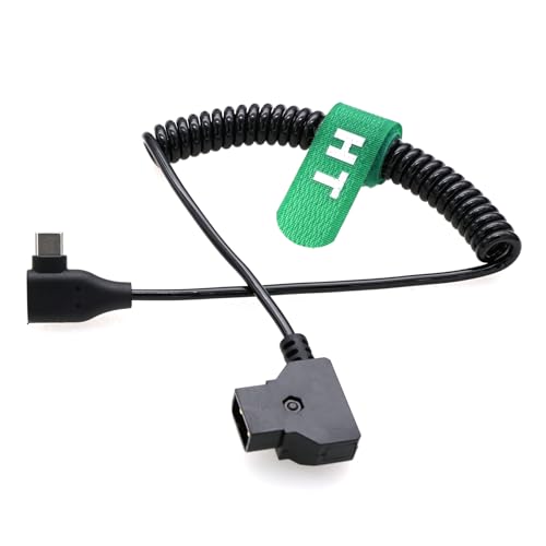 HangTon Stromkabel für DJI SDR Transmission RX TX und Focus Pro Motor, Tilta Nucleus Nano2 Wireless Focus Motor, D-Tap auf USB-C 90-Grad-gewickelt, 40-70 cm HangTon Stromkabel für DJI SDR Transmission RX TX und Focus Pro Motor, Tilta Nucleus Nano2 Wireless Focus Motor, D-Tap auf USB-C 90-Grad-gewickelt, 40-70 cm von HangTon