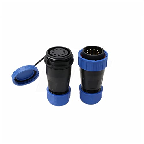 HangTon TY28 9-polig 10A Stecker wasserdicht männlich weiblich Steckdose Schraube Crimpdraht Inline für Boot im Freien elektrische Marine Energie Projekt HangTon TY28 9-polig 10A Stecker wasserdicht männlich weiblich Steckdose Schraube Crimpdraht Inline für Boot im Freien elektrische Marine Energie Projekt von HangTon