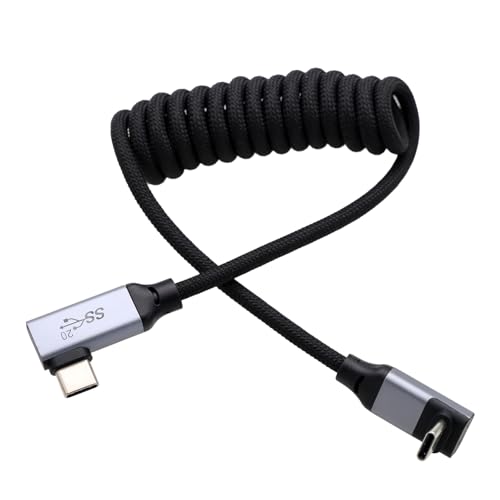 HangTon USB Typ C USB-C PD100W 4K60 Daten Strom Videokabel für Samsung SSD BMPCC ZCAM R5 R6 A7C FX3 Kamera iPhone 15 Telefon Laptop Monitor, bis rechtwinklig geflochten HangTon USB Typ C USB-C PD100W 4K60 Daten Strom Videokabel für Samsung SSD BMPCC ZCAM R5 R6 A7C FX3 Kamera iPhone 15 Telefon Laptop Monitor, bis rechtwinklig geflochten von HangTon