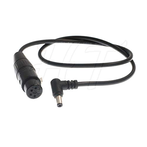 Video Broadcast Monitor XLR 4 Pin Female DC 5.5x2.5mm Barrel Plug Power Cable von HangTon