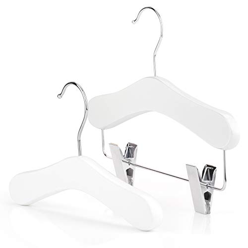 Hangerworld Set 12 Holz Kinder Kleiderbügel 25cm Weiß 6 Kinderkleiderbügel 6 Kleiderbügel mit Clips Hangerworld Set 12 Holz Kinder Kleiderbügel 25cm Weiß 6 Kinderkleiderbügel 6 Kleiderbügel mit Clips von Hangerworld
