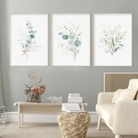 Wandkunst Boho Gold Grün Blätter Aquarell Nordic Leinwand Poster Malerei Drucke Bild Für Wohnzimmer Interior Wohnkultur Dekoration Wandkunst Boho Gold Grün Blätter Aquarell Nordic Leinwand Poster Malerei Drucke Bild Für Wohnzimmer Interior Wohnkultur Dekoration von Hangithome
