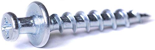 Doppelkopf-Schrauben zum Aufhängen von Bildern – Bär Kralle Schlüssellochaufhängung, silber von Hangman