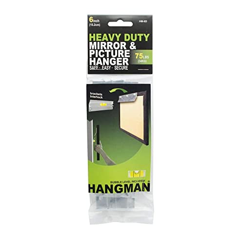 Hangman Produkte Heavy Duty Hangman Spiegel und Bild Aufhänger mit walldogs 6, andere, Mehrfarbig von Hangman