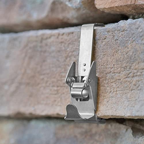 Hangman Ziegelhaken-Klemme für den Außenbereich, robust, 5,4 cm bis 6,4 cm, Ziegelhaken, 13,6 kg, keine Wandschäden: kein Bohren, Löcher, Nägel oder Schrauben Hangman Ziegelhaken-Klemme für den Außenbereich, robust, 5,4 cm bis 6,4 cm, Ziegelhaken, 13,6 kg, keine Wandschäden: kein Bohren, Löcher, Nägel oder Schrauben von Hangman