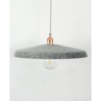 20-Zoll-Weiche Graue Gewebte Filz-Lampe Mit Modernem Design Und Anpassbaren Oberflächen - Großer Flacher Schattenanhänger 20-Zoll-Weiche Graue Gewebte Filz-Lampe Mit Modernem Design Und Anpassbaren Oberflächen - Großer Flacher Schattenanhänger von HangoutLighting