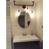 3 Pendelleuchte Wrap - Vanity Light Badezimmerleuchte Industrierohr von HangoutLighting