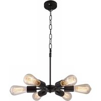 Kreis 6 Birnen Vintage Edison Industriebeleuchtung Deckenleuchte Pendelleuchte Rustikale Antike Lampe Kronleuchter - Hangout Beleuchtung von HangoutLighting