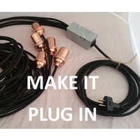 Plug in Cluster - Add On Machen Sie Einen Plug Chandelier Box Mit Plug-Outlet-Kabel Custom Handmade von HangoutLighting