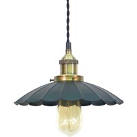 Ruffle Shade Pendelleuchte - Hängende Kücheninsel Deckenleuchte Edison Vintage Style Antique Rustikale Beleuchtung von HangoutLighting