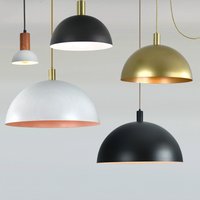 xl Dome 24 "18 "Oder 12" Industrial Modern Shade Pendelleuchte - Led Custom Finishes Großer Metallschirm Zum Aufhängen. Schwarz, Messing Oder Weiß von HangoutLighting