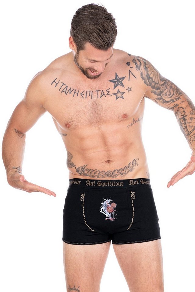 Hangowear Flaschenausgießer Boxershorts - GÖSTA - schwarz von Hangowear